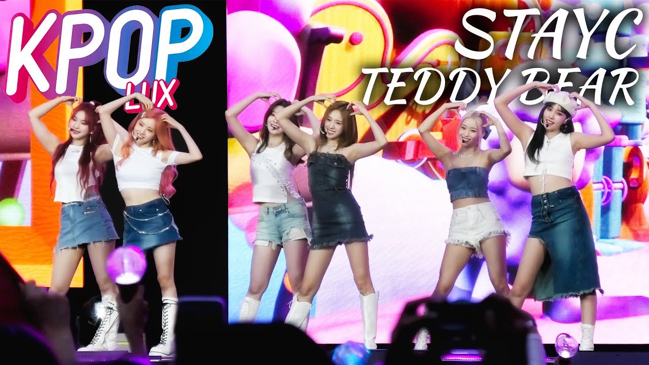 [4K] Kpop Lux 2023 STAYC 'TEDDY BEAR' - FRONT STAGE Fancam