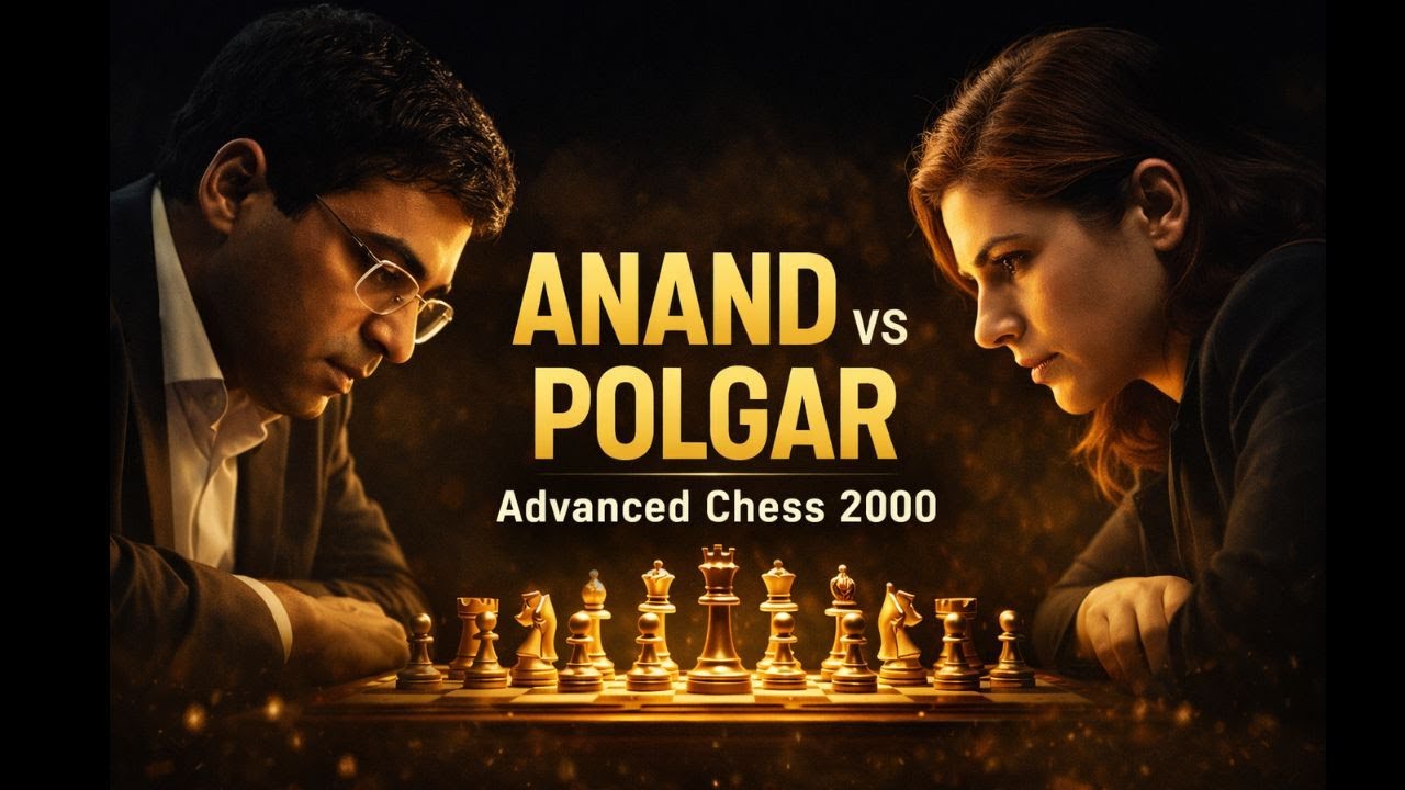 Anand vs Judit Polgar | Advanced Chess Rapid Playoff 2000 | Brilliant Tactical Win