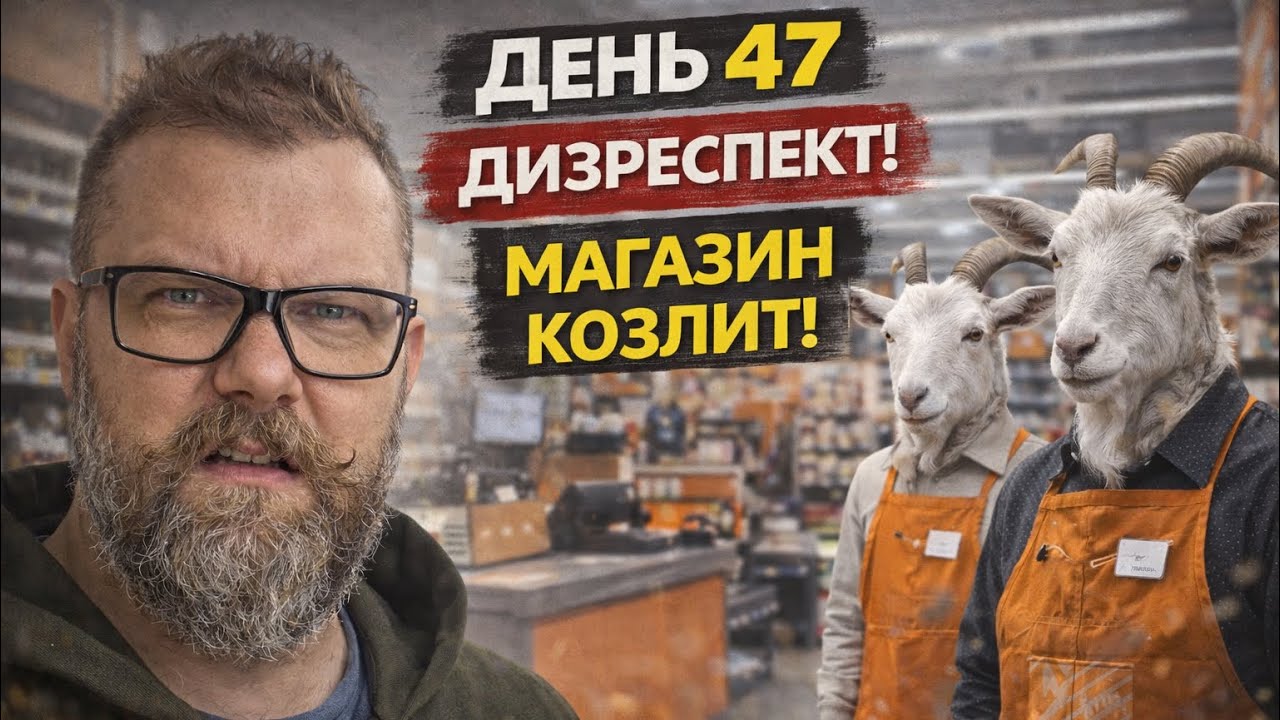 День 47. Дизреспект моей компании, моих сотрудников и меня лично! Магазин козлит!