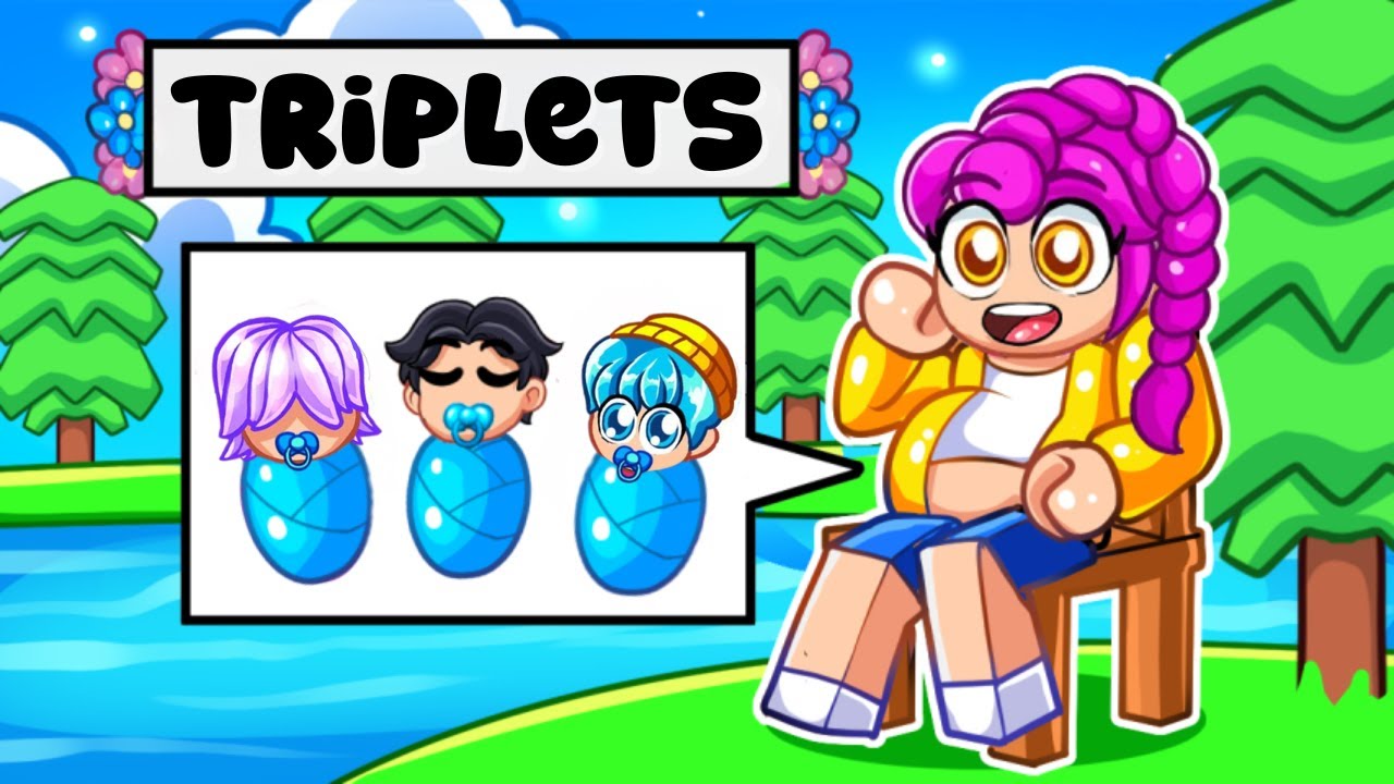 Rumi is PREGNANT with SAJA BOYS TRIPLETS in Roblox!