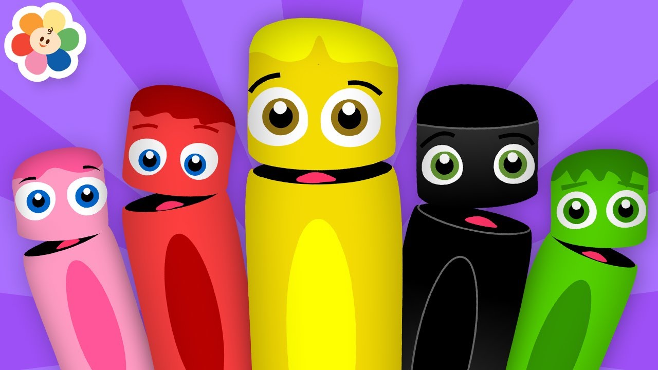 Amarillo y otras colores para niños | La Pandilla de Colores | Educacion | Babyfirst Español