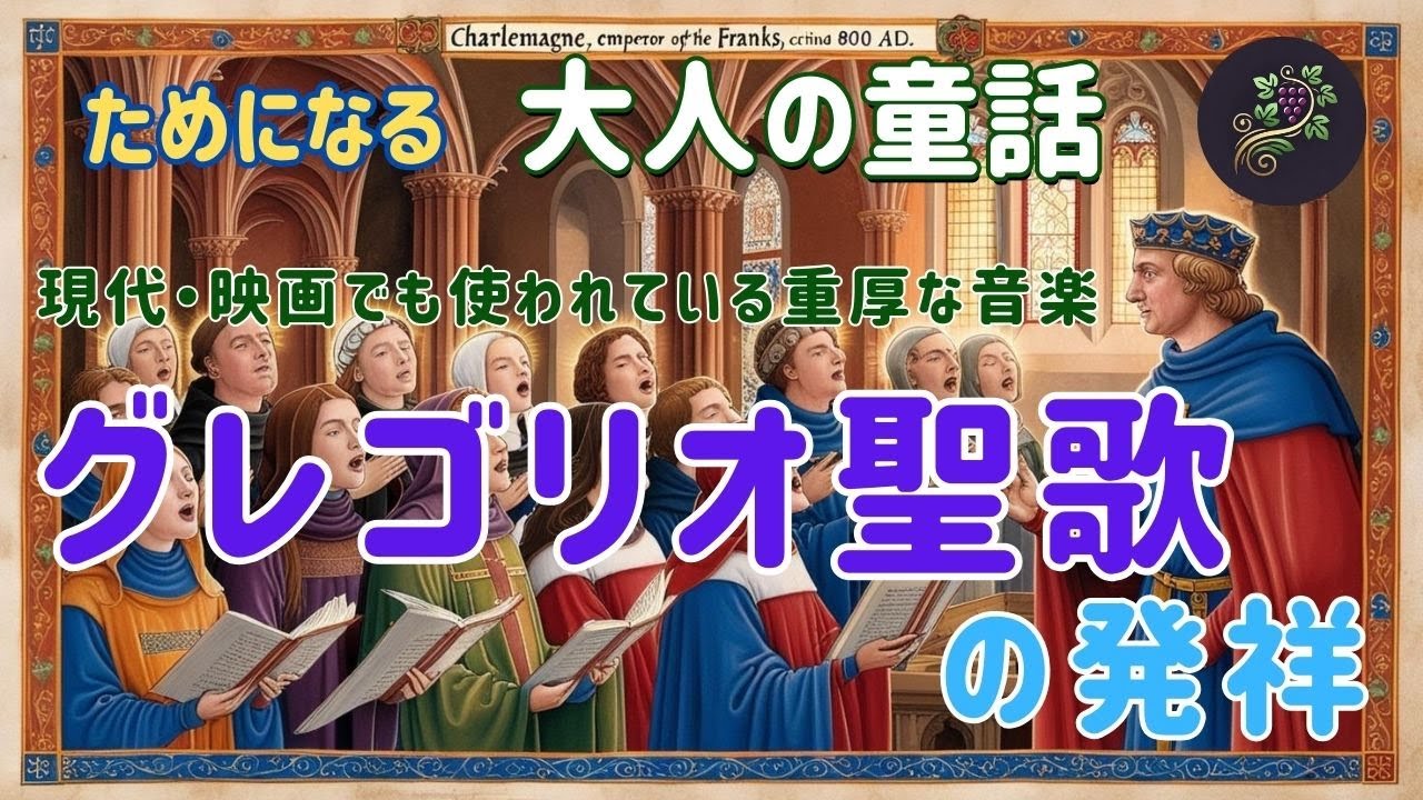 ⛪️ グレゴリオ聖歌ってどんな歌？ 🤔　中世ヨーロッパで生まれた、キリスト教の祈りの歌だよ🎵　グレゴリオ聖歌の発祥　#聖歌 #中世ヨーロッパ #キリスト教 #教会音楽