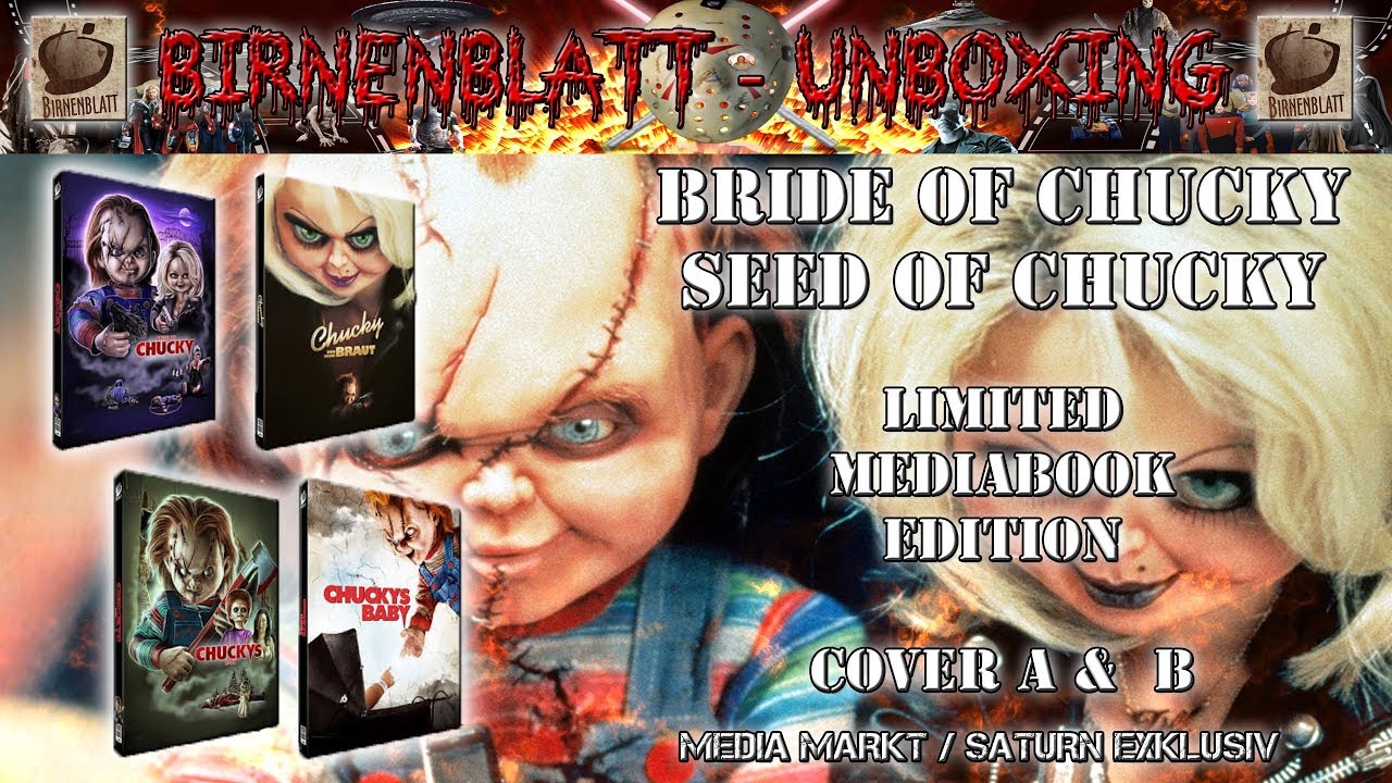 Unboxing -  Bride of Chucky // Seed of Chucky - Mediabook - Cover A + B