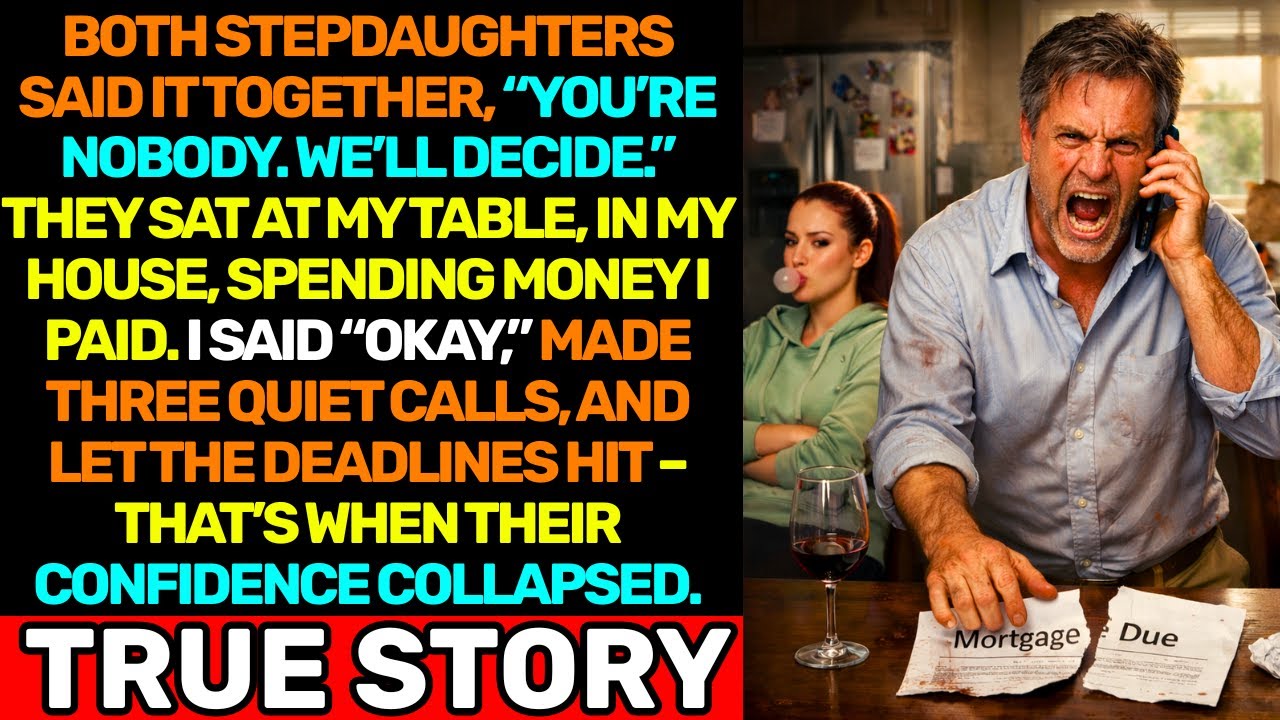 Both Stepdaughters Said “You’re Nobody” in My House — I Said “Okay” and Let the Deadlines Hit…