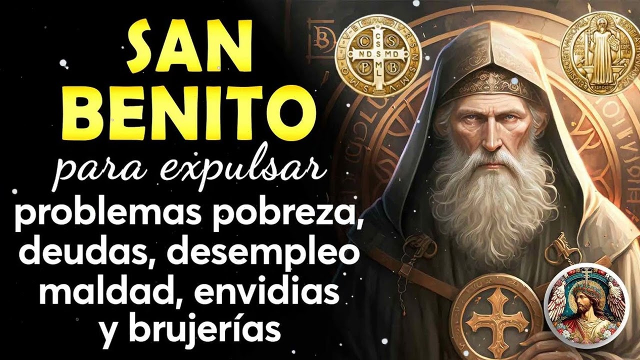 Oración a SAN BENITO para vencer problemas de pobreza, deudas, desempleo, envidia y brujería