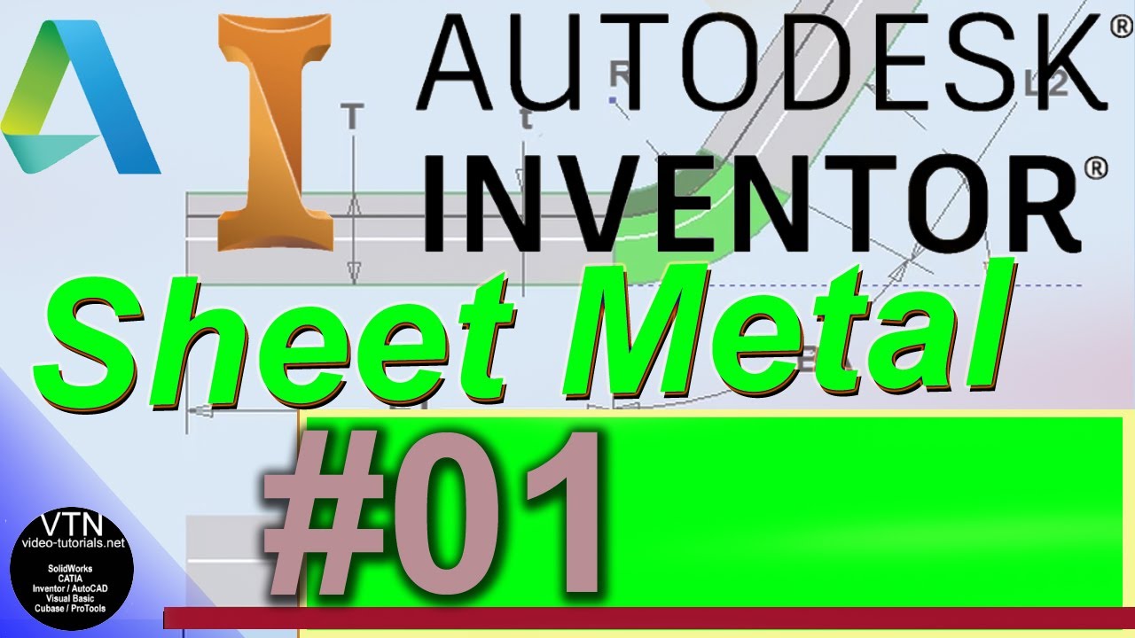 AutoDesk INVENTOR Sheet Metal 01 Primary Plate