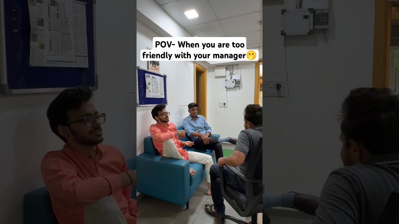 Kaafi close hain hum 🤗🫂 #manager #officefun #panchayat #employee