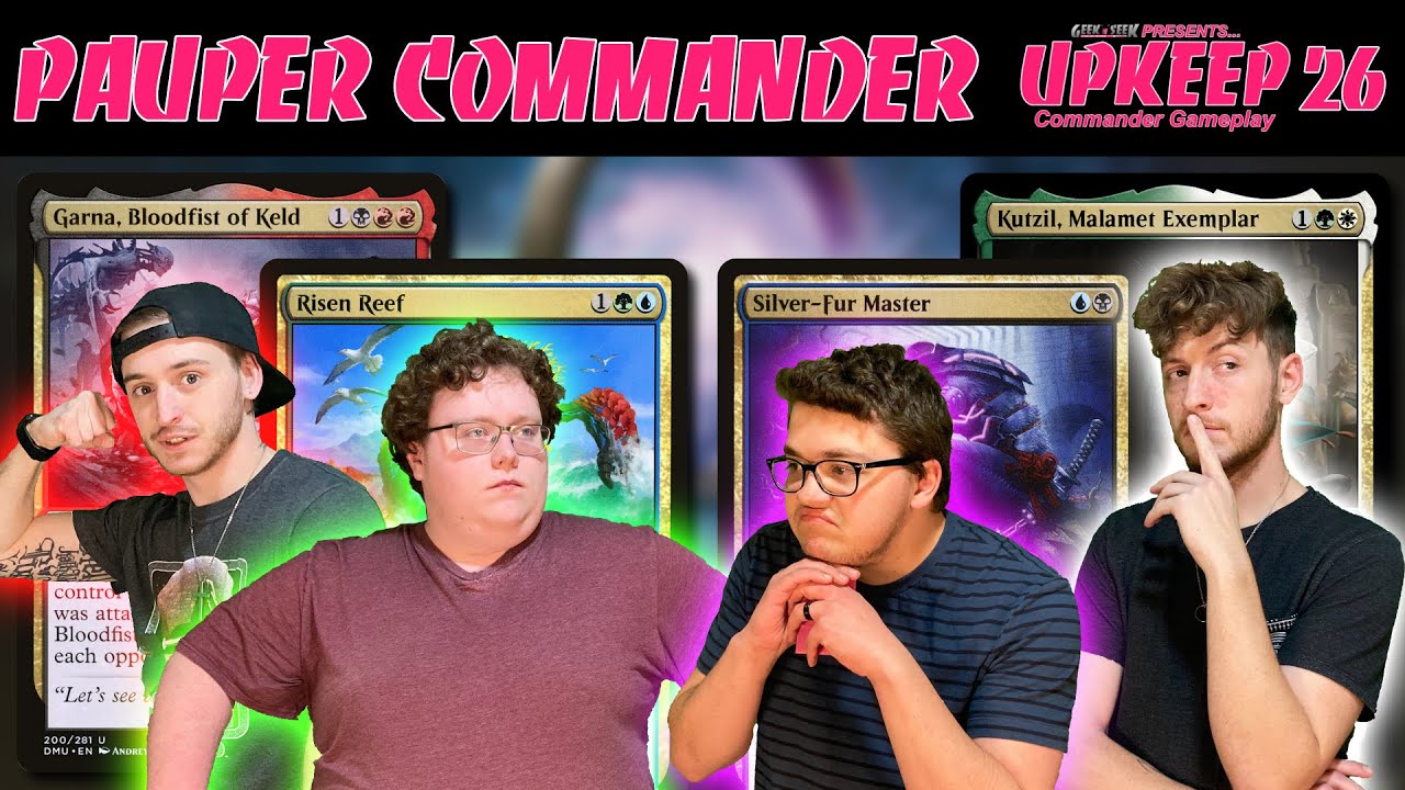PAUPER Commander / Игровой процесс PDH | Обновление #26 (Куциль, Гарна, Восставший Риф, Мастера-н...