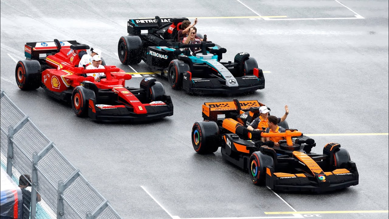 LEGO and Formula 1 Showcase 10 Drivable LEGO F1 Cars at the 2025 MIAMI GRAND PRIX