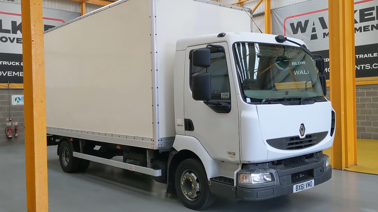 New In Stocklist For Sale: RENAULT MIDLUM 180 DXI 7.5 TONNE BOX &ndash; 2012 &ndash; BX61 VMO