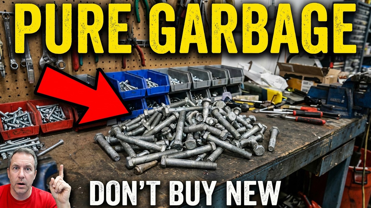 Why 90% of Bolts at Hardware Stores Are Fake (The Fastener Fraud)