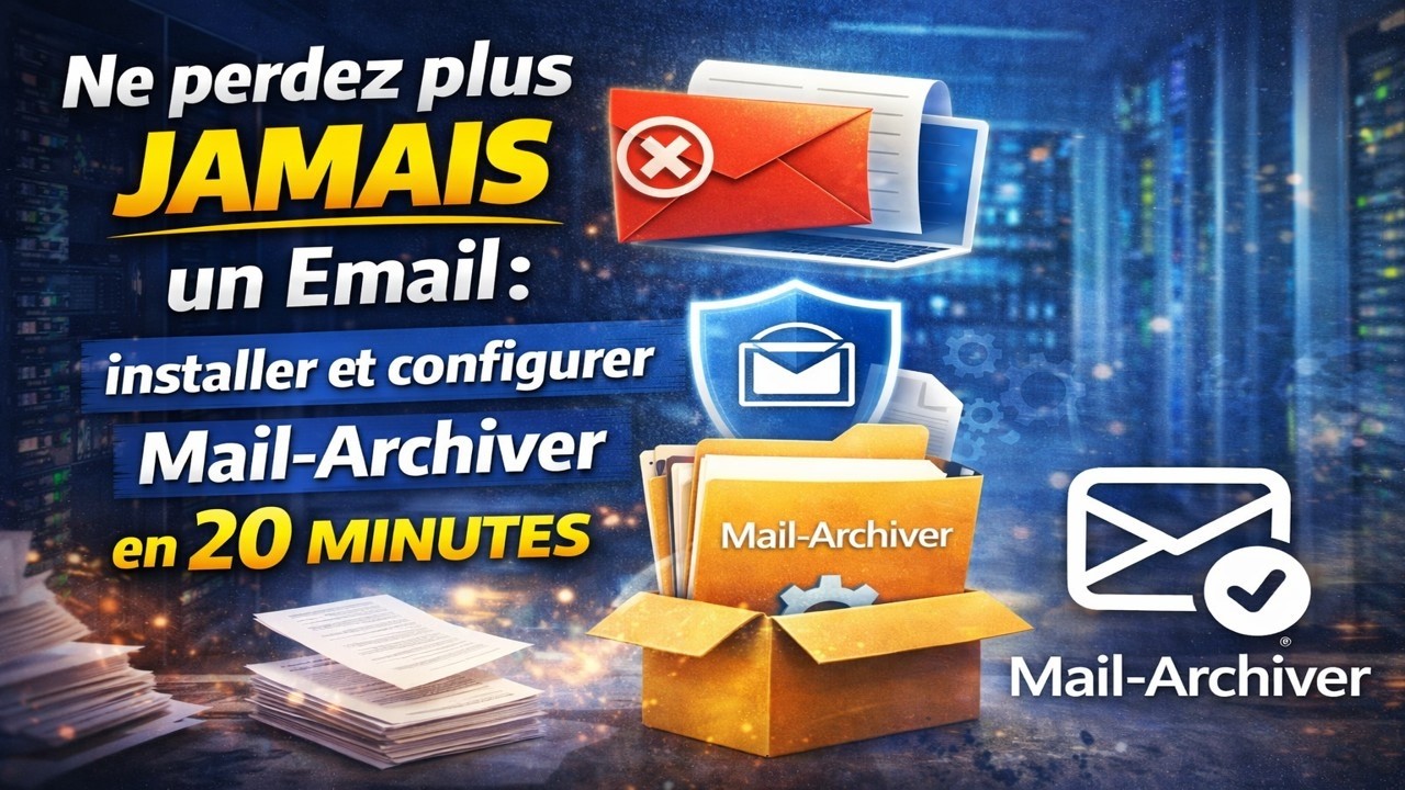 Ne perdez plus jamais un Email: installer et configurer Mail Archiver en 20 Minutes