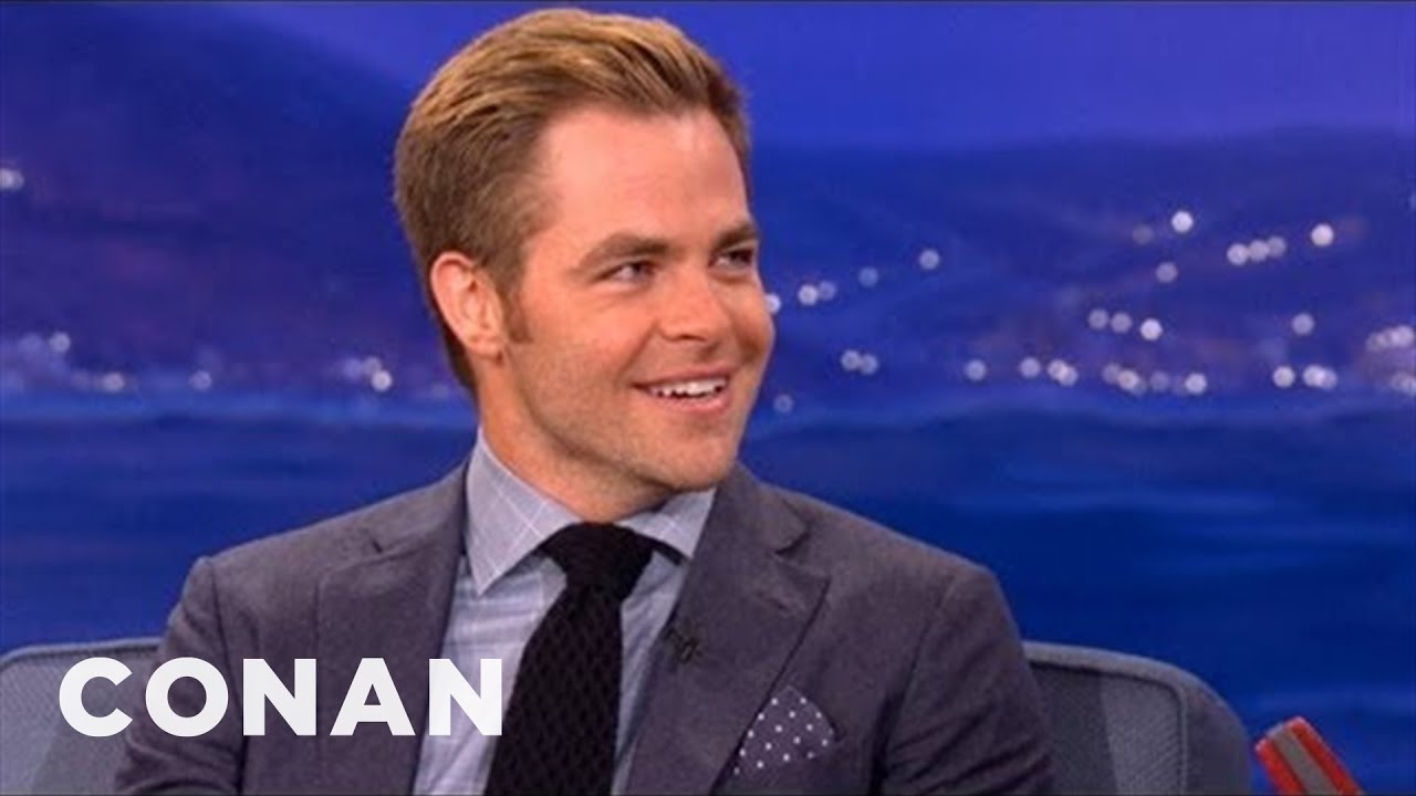 Chris Pine Has Some Seriously Big Eyebrows | CONAN on TBS