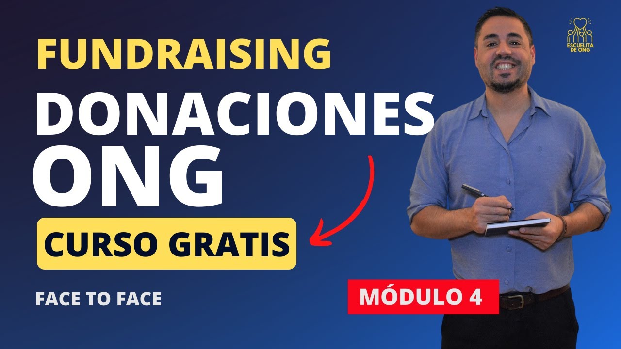 Curso de DONACIONES para ONG 2024 [GRATIS]   Face to Face