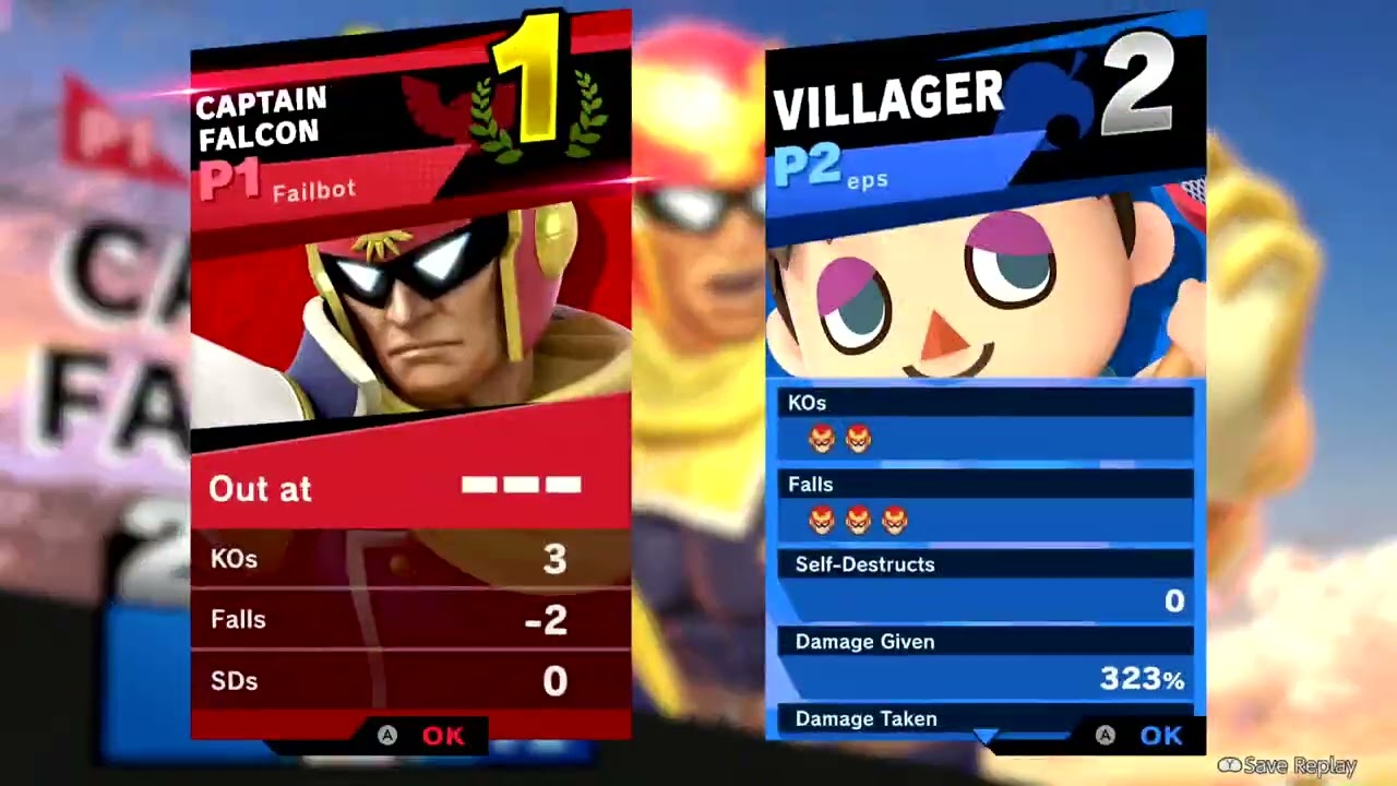 [Power Play! #10] Pools - Failbot (Captain Falcon, Falco) vs. eps (Villager, Incineroar, Richter)