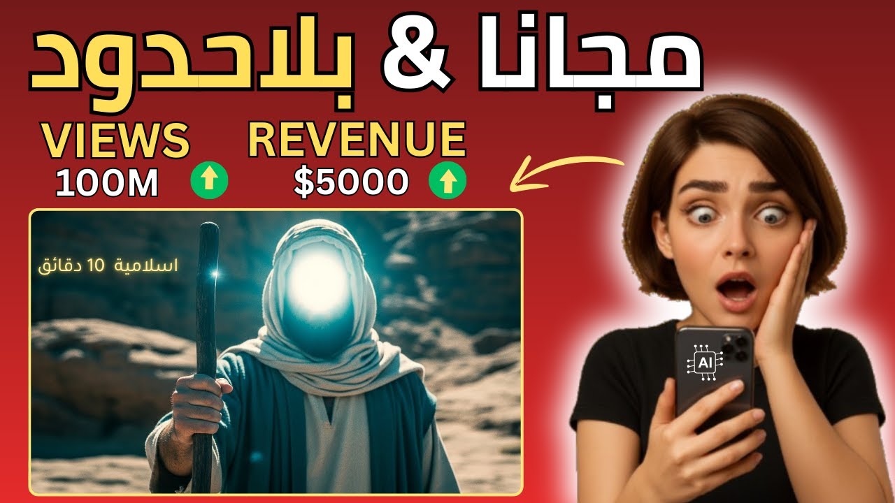 انشء فيديوهات اسلامية طويلة بدون تكاليف | Grok AI