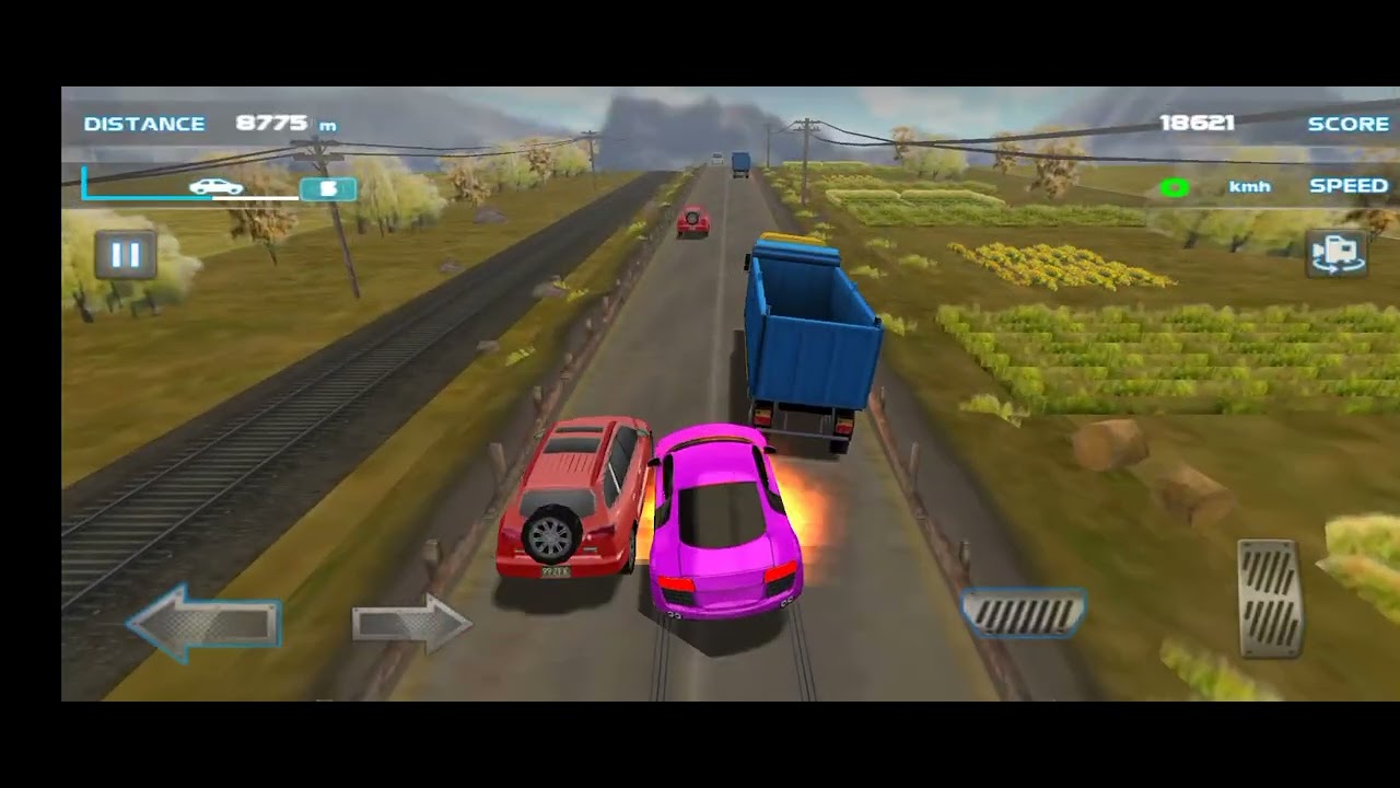 Turbo car racing super speed 🏎️🌬️