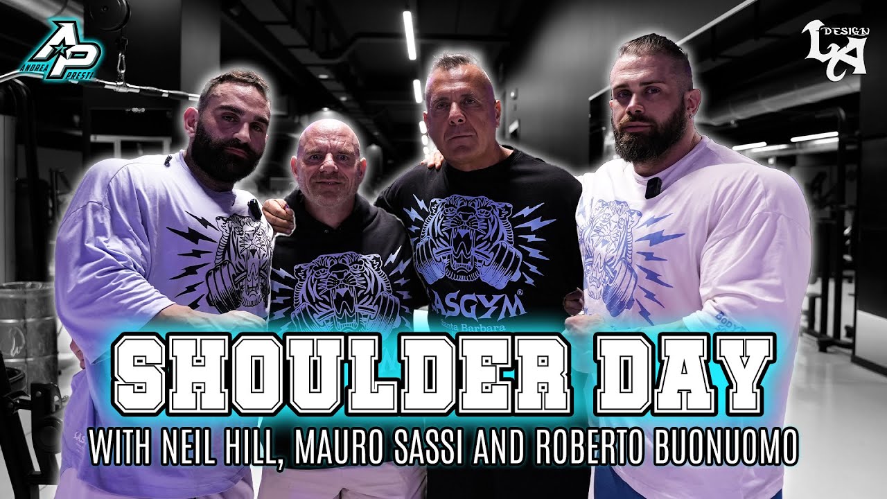 SHOULDER DAY CON NEIL HILL, MAURO SASSI & ROBERTO BUONOMO