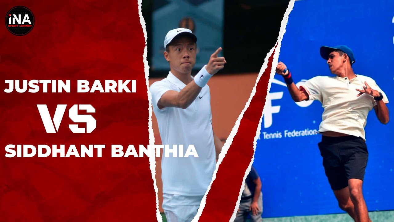 Justin Barki (INA) vs Siddhant Bhantia (IND)