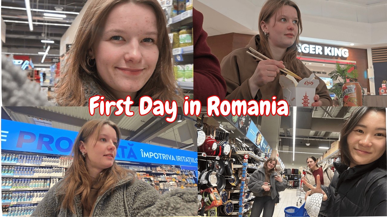Romania First Day Vlog | Grocery Shopping Reality Check