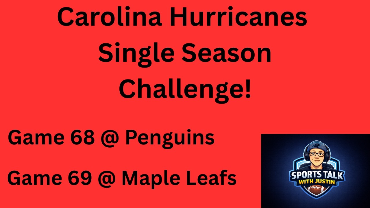 Carolina Hurricanes Season Games 68 & 69