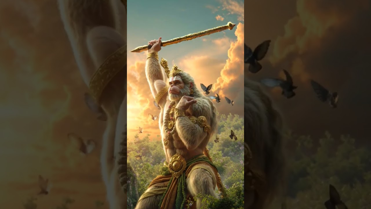 Hanuman Ji 8K Cinematic Scene | Hyper Realistic Sumeru Parvat Carrying | Divine Visuals