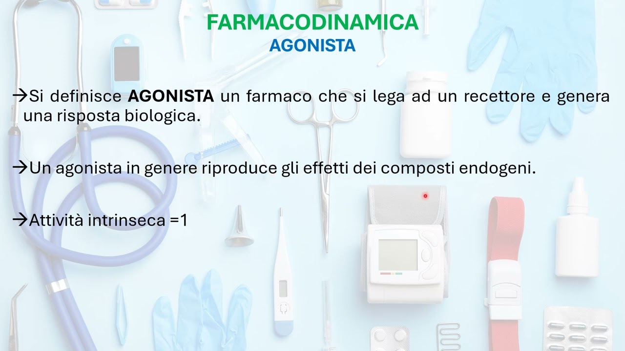 FARMACOLOGIA: FARMACODINAMICA