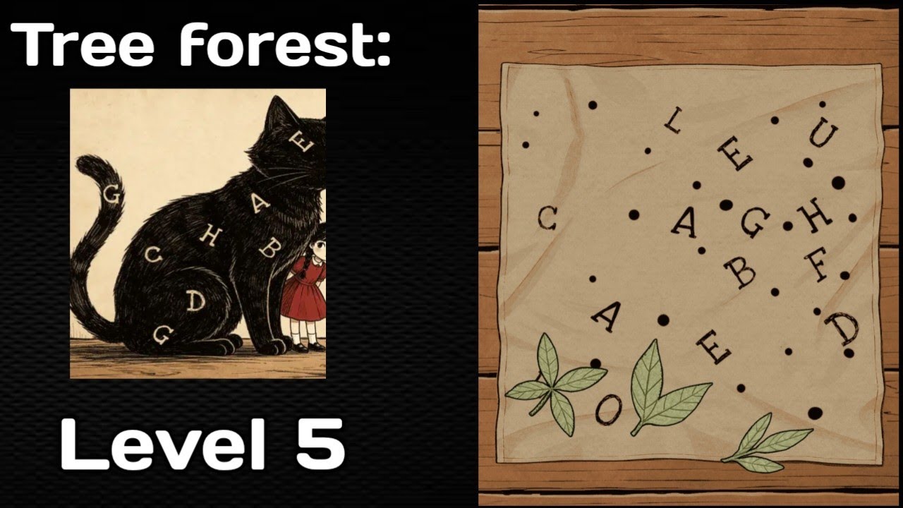Tree forest: detective words level 5 Game walkthrough