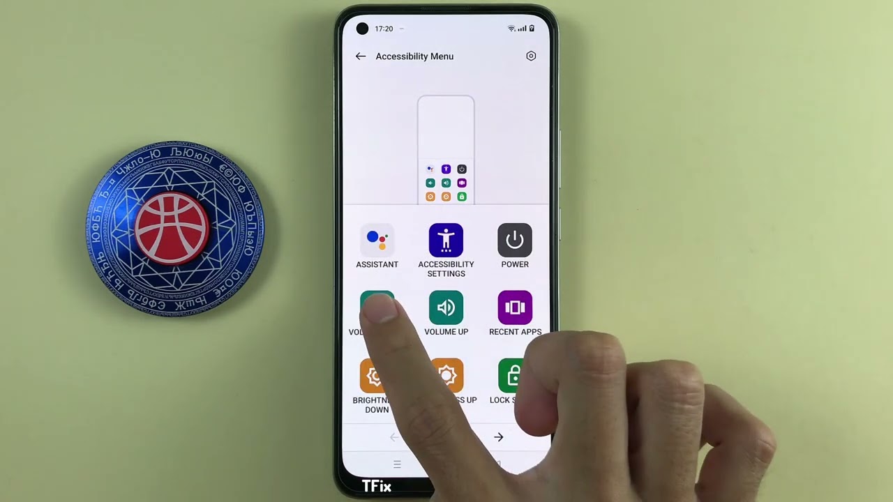 How to increase or decrease volume without pressing buttons on Realme 8 Android 12