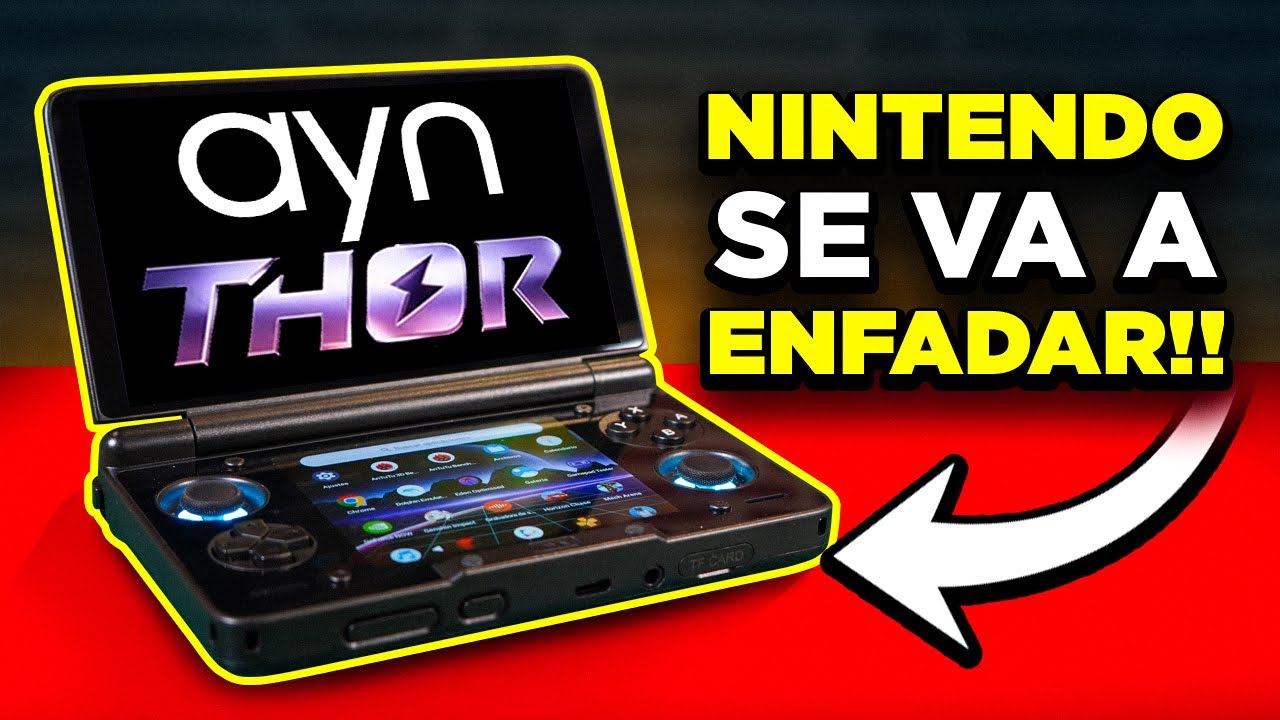 🔴 NINTENDO se va a ENFADAR con esta CONSOLA: AYN THOR review  en español del Rubius
