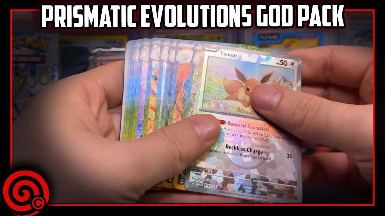 The Ultimate Prismatic Evolutions God Pack Pull - All Eeveelutions Chase Cards