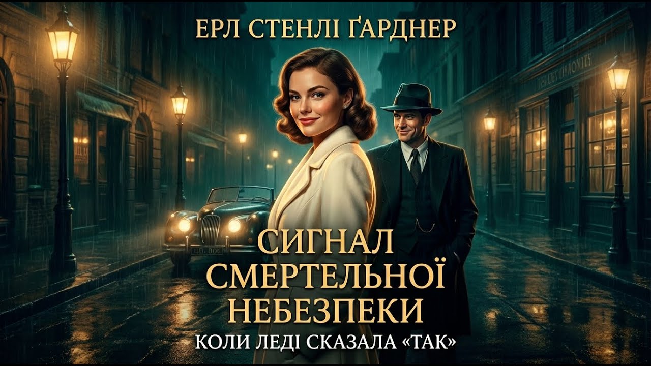 Ерл Стенлі Ґарднер — «Сигнал смертельної небезпеки» | детективна аудіокнига українською