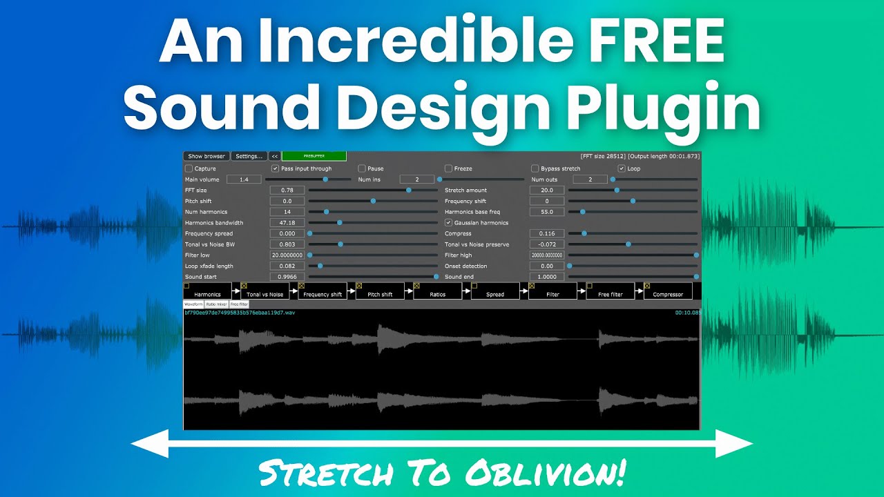 Want A Neat FREE Plugin For Sound Design? 🎶 | Meet PaulStretch