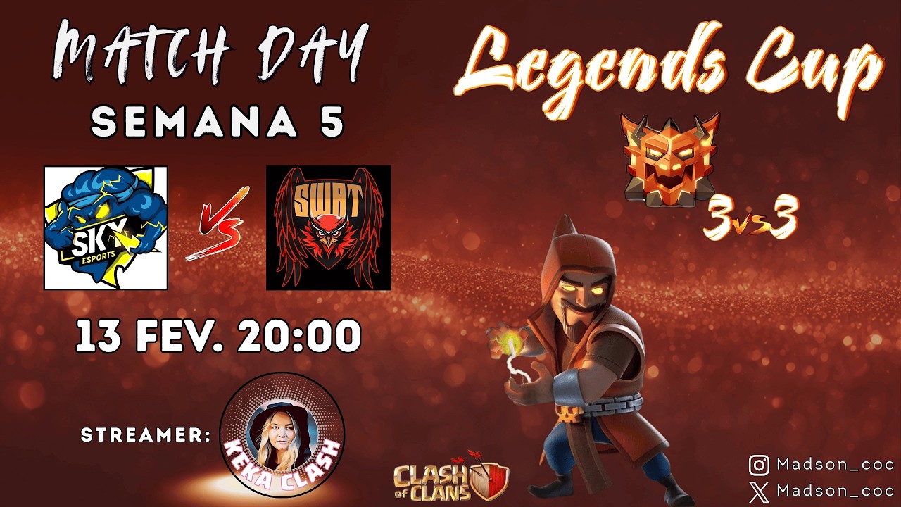 🔴 SKY E-SPORTS  2 🆚 SWAT -  LEGENDS CUP  - CLASH OF CLAS  🚀