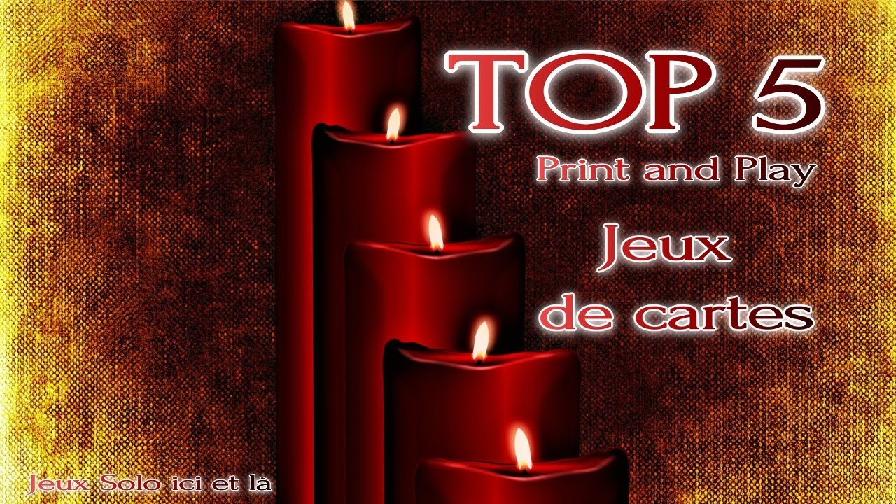 TOP 5 Print and Play – Jeu de Cartes
