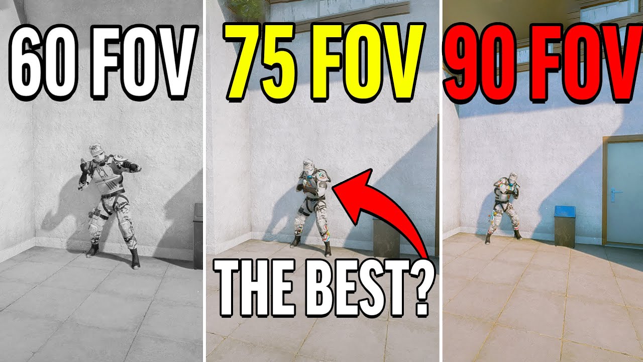 Я играл на всех FOV на консолях... Какой из них лучший в R6?
