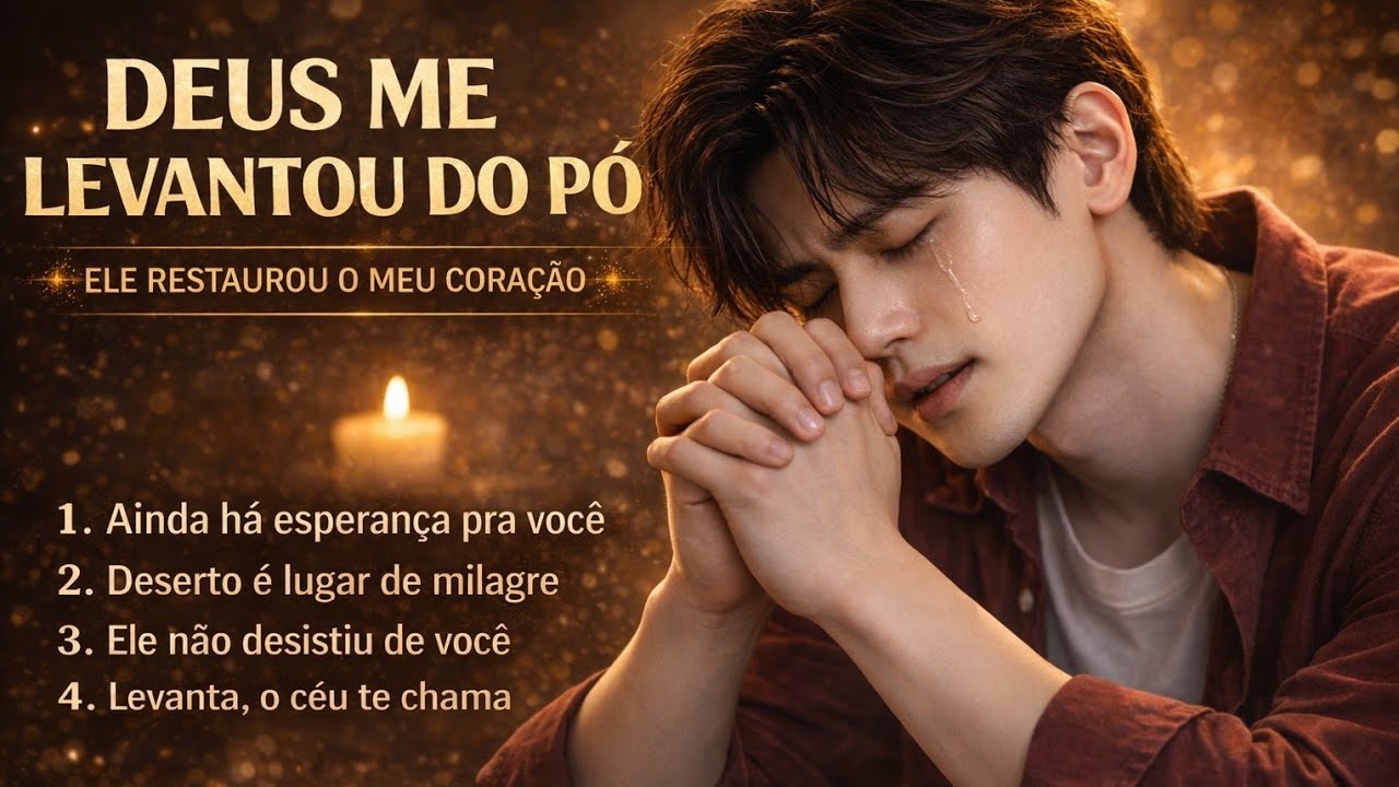 DEUS ME LEVANTOU DO PÓ 🙏🔥 Louvores Que Tocam a Alma e Restauram o Coração