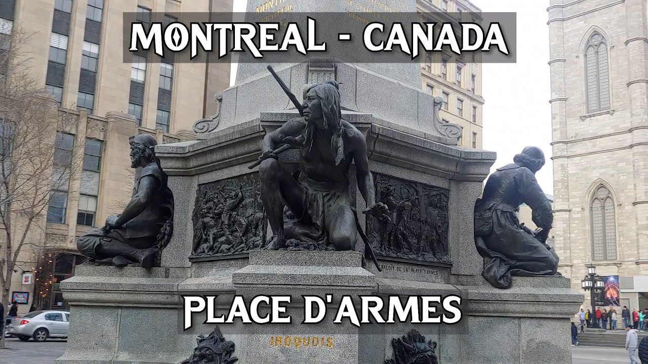 Place d'Armes, Montreal, Canada - Spring  April 2023