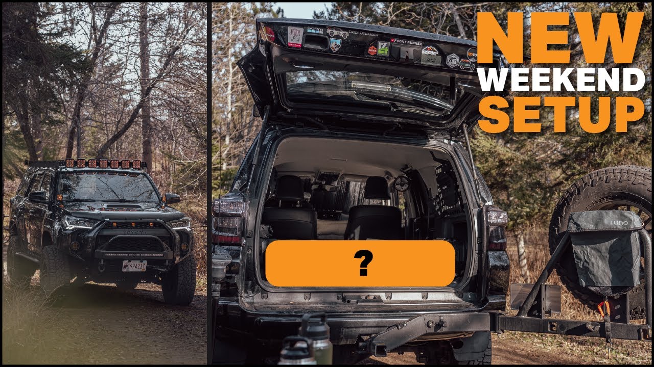 Trying a NEW easy SUV Weekend Camping Setup! | Luno Mattress
