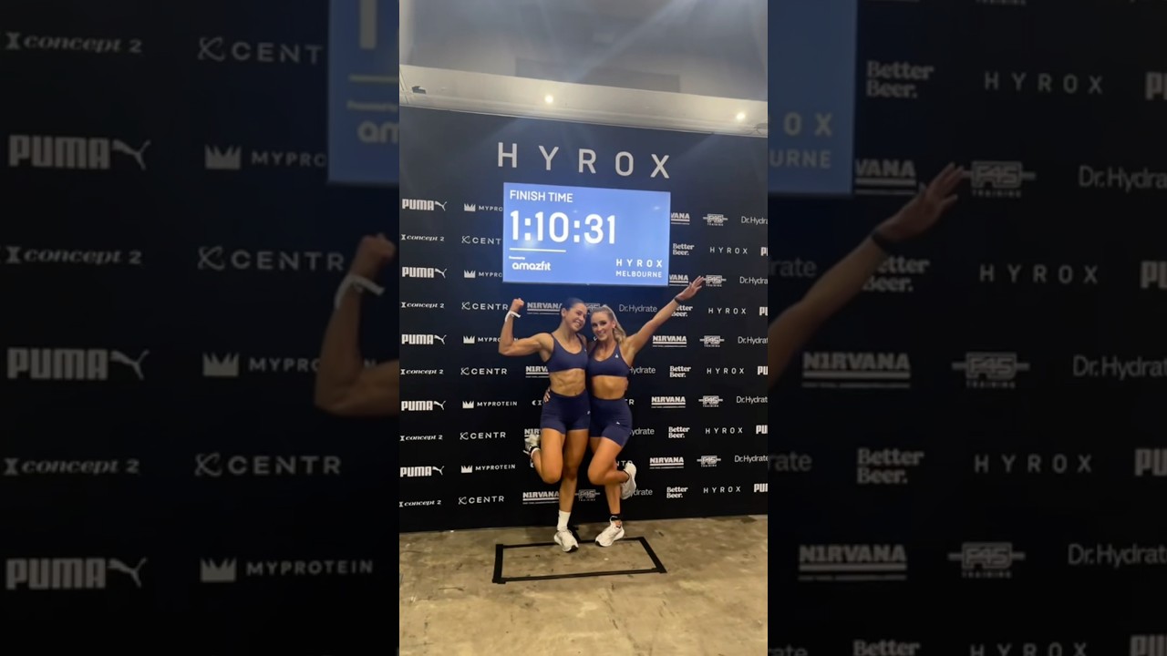 MY FIRST HYROX 😍 #2024 #hyrox #shorts