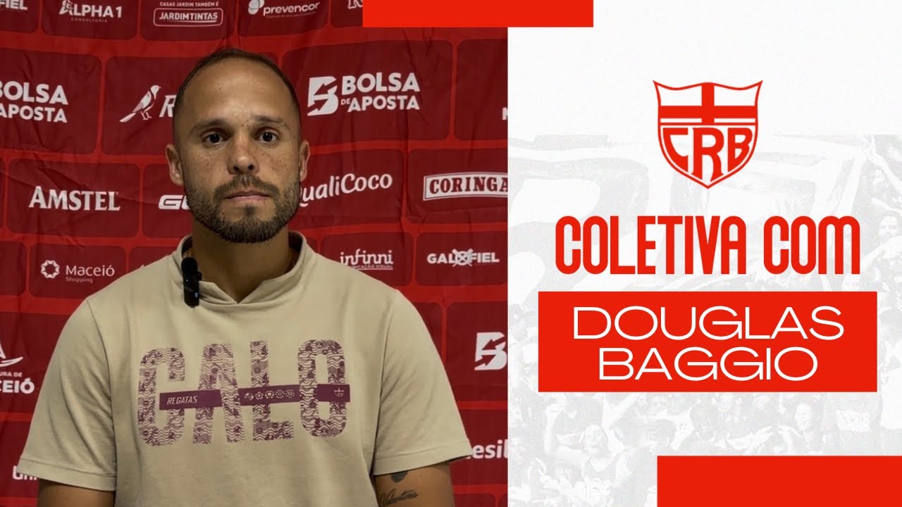 COLETIVA - DOUGLAS BAGGIO FALA SOBRE EXPECTATIVA PARA PARTIDA CONTRA O VILA NOVA