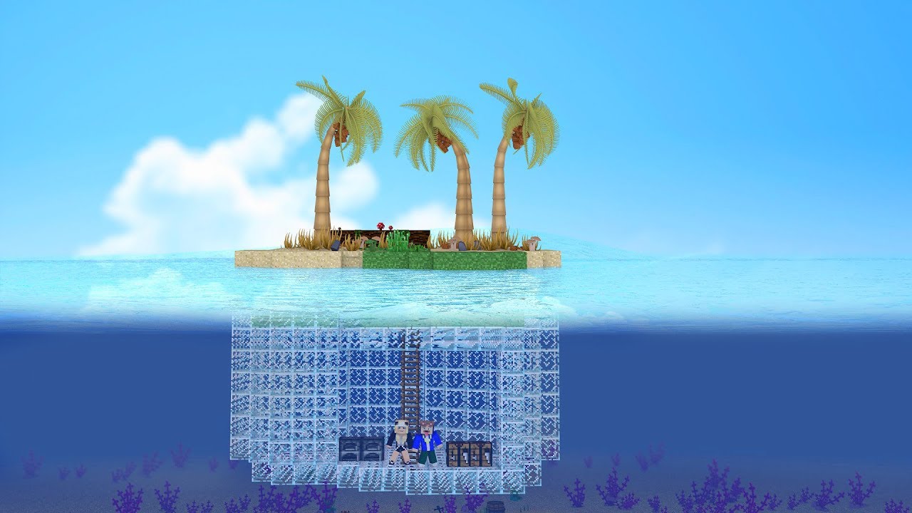 SO ENSTEHT EINE UNTERWASSER BASE AUS NUR EINEM BAUM!