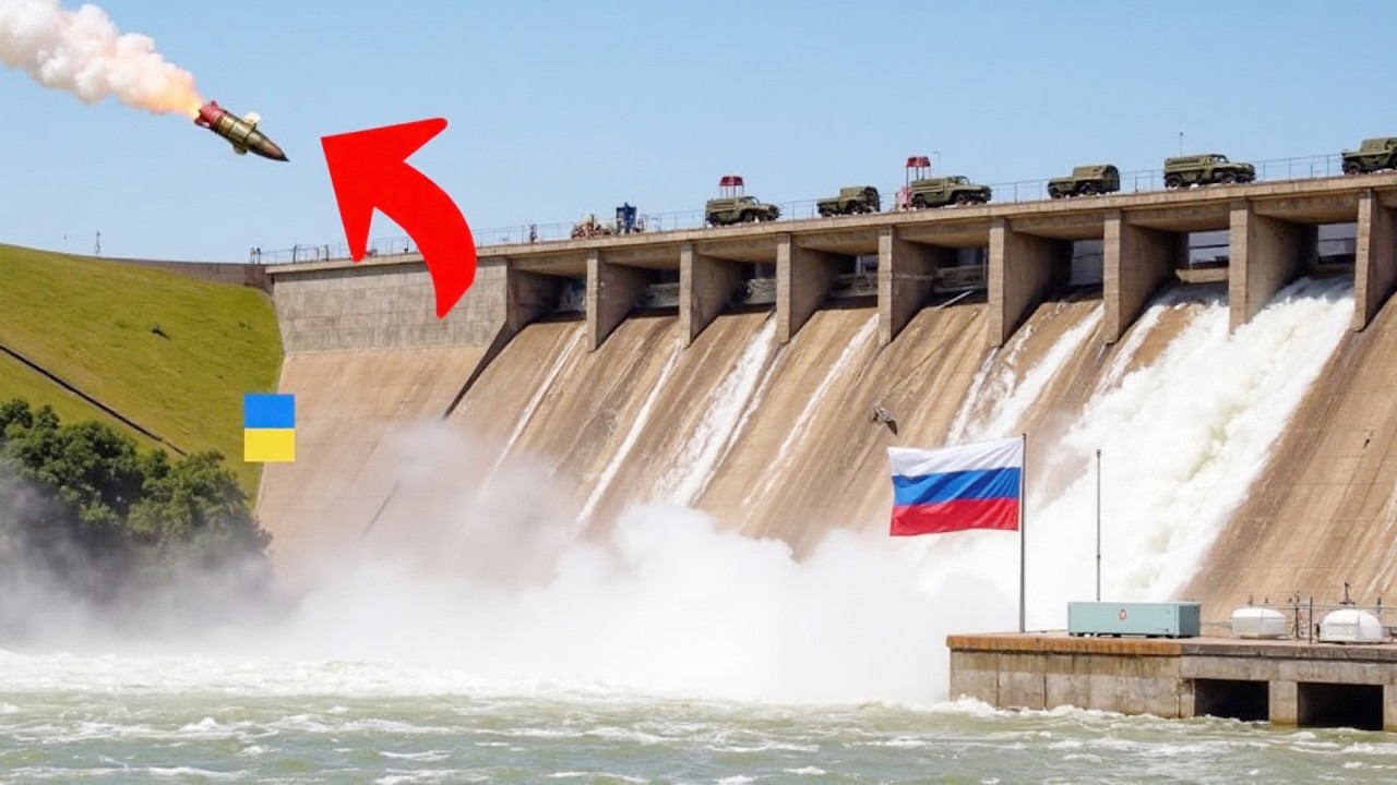 Come il jet ucraino ha superato la difesa della diga russa