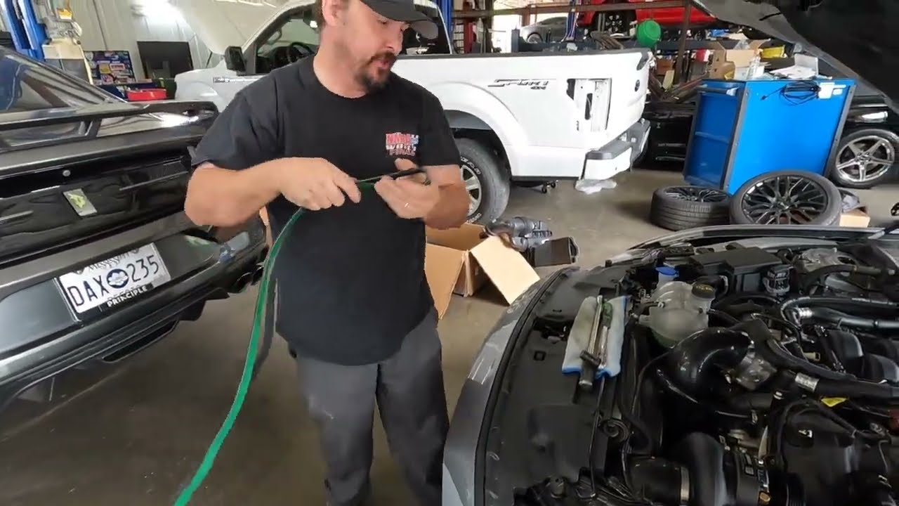 How to change ESS Belt/Pulley without removing anything else on a 15+ Mustang GT!