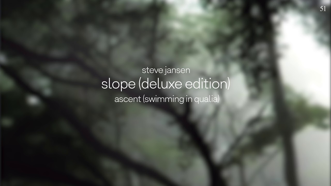 Ascent (Swimming In Qualia) by Steve Jansen – Music from The state51 Conspiracy