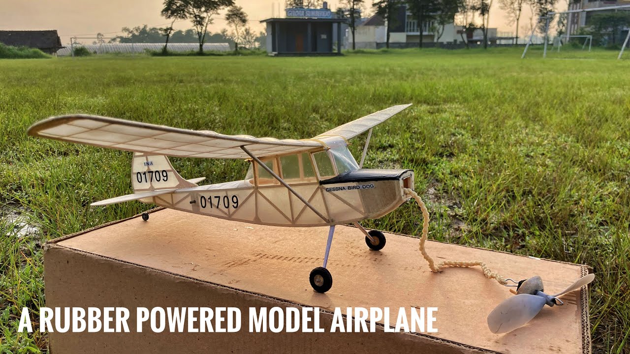 Cessna Rubber Powered Scale Plane