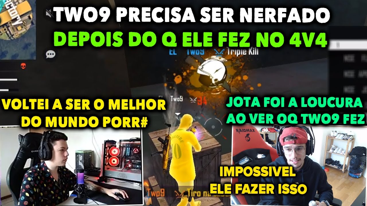 TWO9 PASSOU DOS LIMITES NINGUÉM ACREDITOU NO QUE ELE FEZ E VOLTOU A SER O MELHOR DO MUNDO NESSE 4V4!