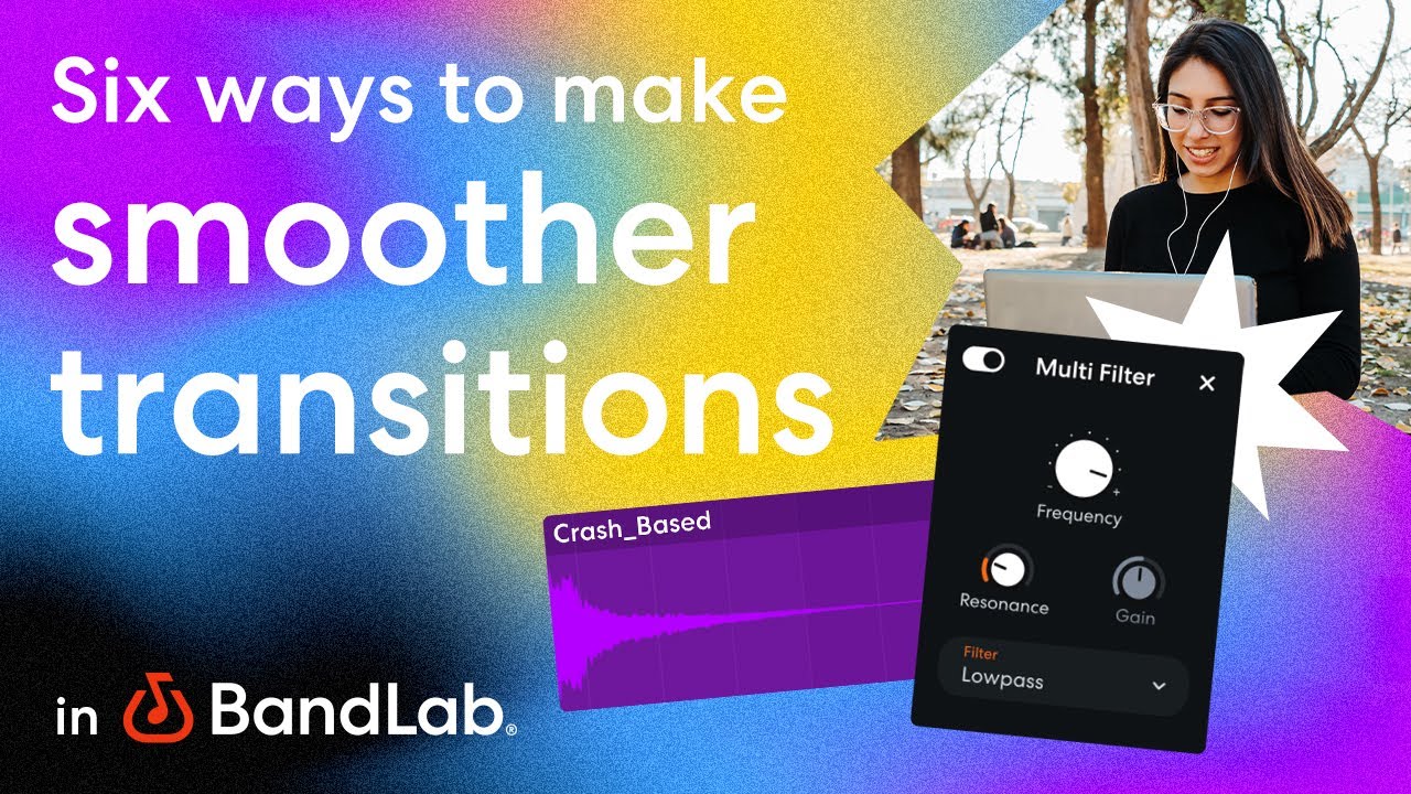Six ways to create smoother transitions in BandLab's free web Studio (BandLab Tutorial)