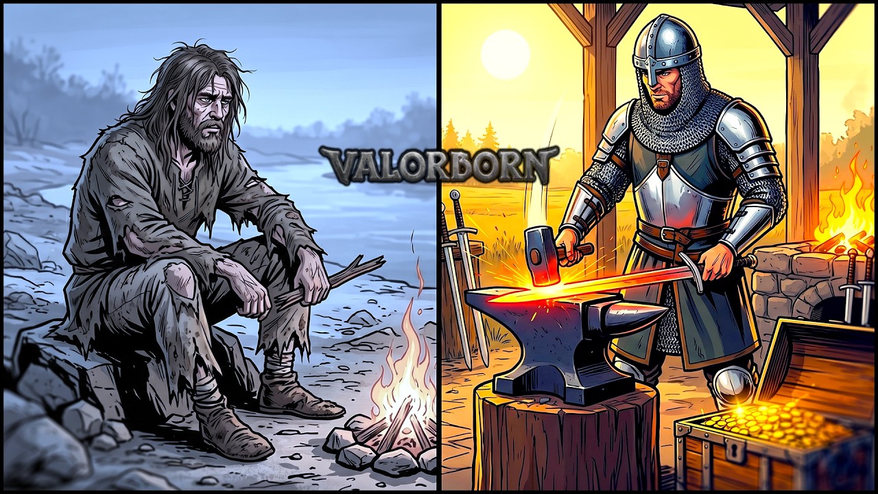 Starting From Scratch to Become Valorborn's Best Blacksmith