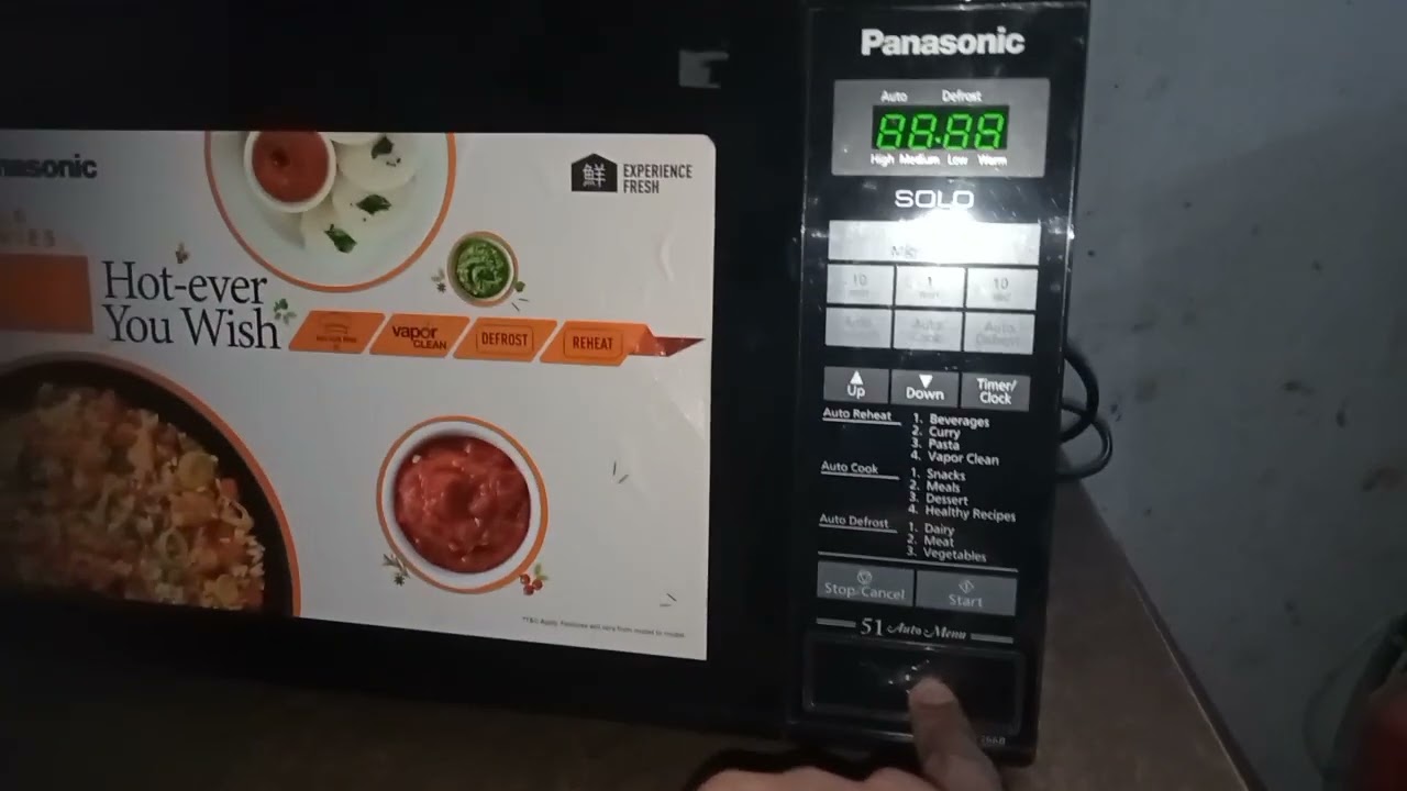 PANASONIC MICROWAVE DEMO (NNST266BFDG)